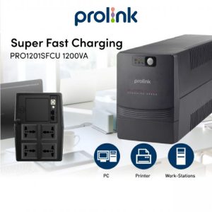Bộ lưu điện UPS Prolink PRO1201SFC/SFCU (1200VA)